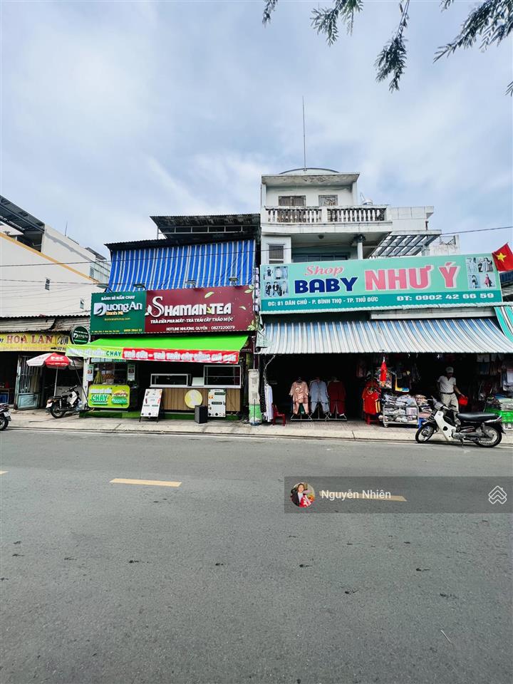 (7x25m) mặt tiền kinh doanh dân chủ  võ văn ngân. hđt 70 triệu  hàng hiếm bình thọ