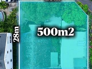 Đất vàng góc 2mt 500m2 (23x28) khu trần não, an khánh  xây hầm 7 tầng. ngang 23m cực hiếm