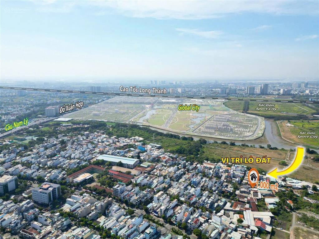 Bán đất riêng 1000m2 nở hậu, phường phước long, tphcm
