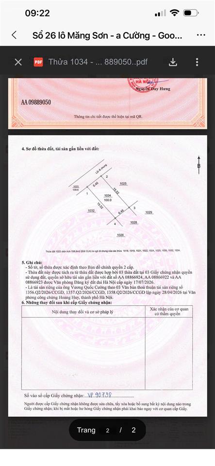 Bán đấ sát quốc lộ 21a, 59 triệu / m2, 100m2, giá cực chất