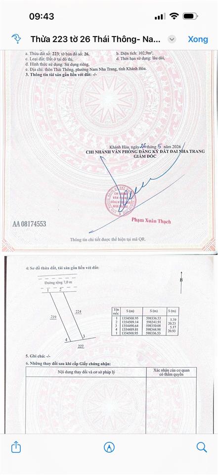 Bán mặt tiền thái thông, vĩnh thái, thành phố nha trang