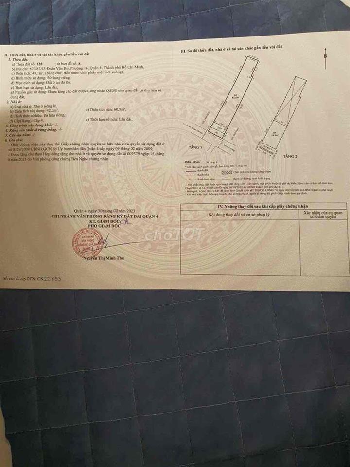 CẦN TIỀN BÁN NHÀ GẤP