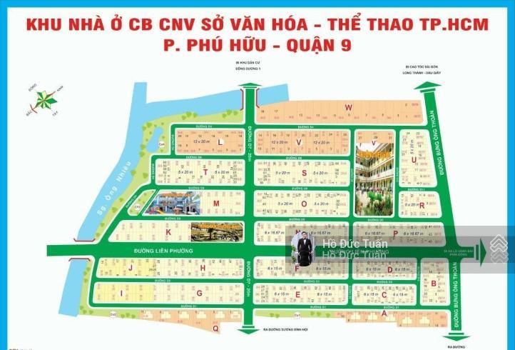 Chính chủ gửi bán nhanh lô đất 100m2 dự án sở văn hóa, phú hữu, quận 9 sổ hồng sang tên nhanh gọn
