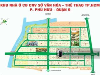 Chính chủ gửi bán nhanh lô đất 100m2 dự án sở văn hóa, phú hữu, quận 9 sổ hồng sang tên nhanh gọn