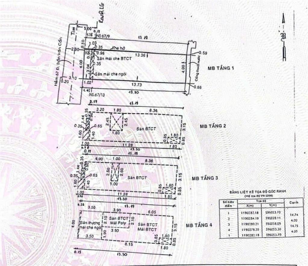Hh 1% bán nhà 60m2 4 tầng đang kinh doanh 7 căn hộ dv thu nhập cao tân phú