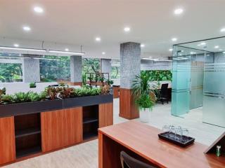 Cho thuê tầng 2 tòa nhà 8 tầng cao cấp gần quận ủy q.hoàng mai,gần ngã ba linh đàm đường giải phóng