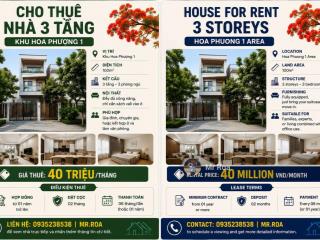 Chính chủ cho thuê nhà riêng khu euro villa 1, khu compound đà nẵng.