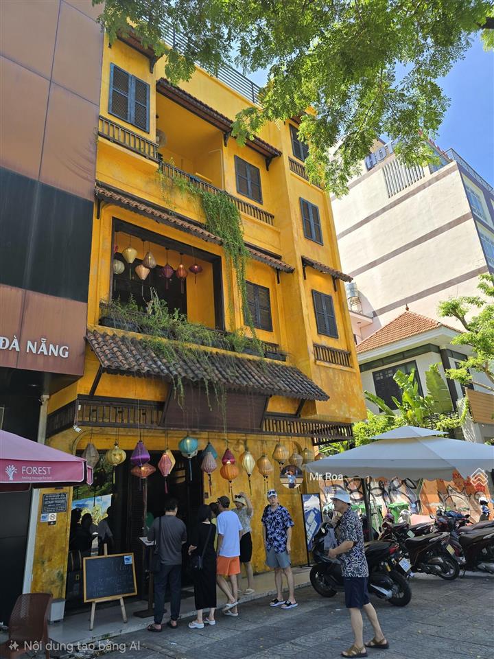 Cho thuê nhà 3 tầng mặt phố tuyến đường biển võ nguyên giáp đà nẵng, sẵn nhà hàng phố cổ hội an.