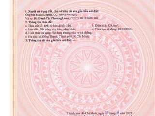 Bán đất mt nb 19 đông thạnh hồ chí minh