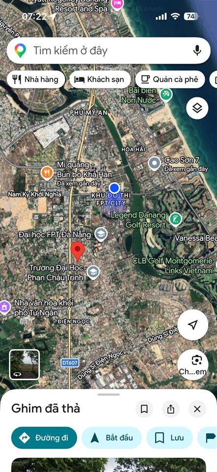 Chuyển nhượng sát cạnh khu fpt 1a diện tích lớn làm nhà vườn, biệt thự