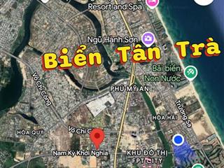 Lô góc vip nhất đông trà  làng đại học đà nẵng  sát cạnh fpt và biển tân trà