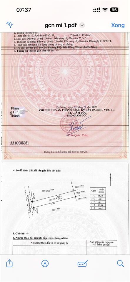 Cặp tứ ngân 1  sát làng đại học đà nẵng