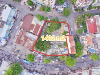 Đất 1402m2 (40x30x40) 3 mặt tiền chợ tân lập quận 2  đất thương mại dịch vụ (full thổ cư)