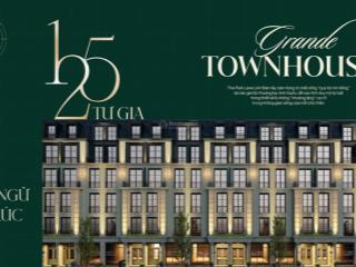 Mở bán liền kề 7 tầng có hầm mặt hồ linh đàm  dự án the park lane  compoud cbre quản lý