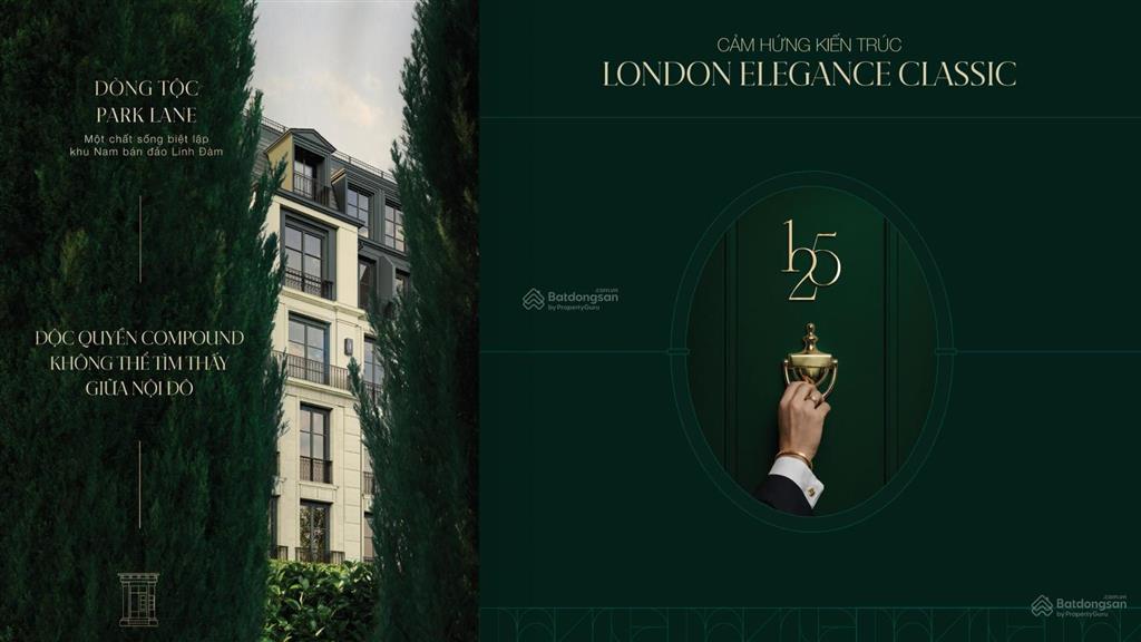 Mở bán liền kề 7 tầng có hầm mặt hồ linh đàm  dự án the park lane  compoud cbre quản lý