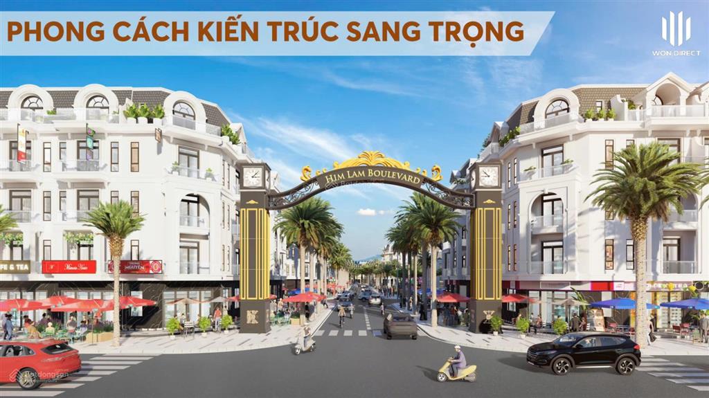 Mặt phố lý tử tấn  lô đẹp nhất dự án himlam 2 (himlam boulevard)  92,5m2x5t  đường 33m 20,5tỷ
