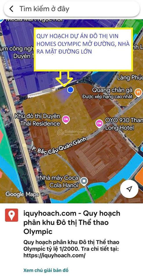 Nhà sân vườn cụm 9 duyên thái 120m2 mt 9m ngõ 6m quy hoạch ra đường 20m vinhomes