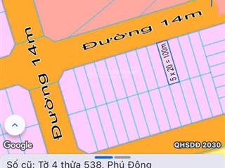 Cần bán tái định cư phú đông mặt sông (5 x 20m)shr  xây dựng tự do  sát phú mỹ hưng  cầu cát lái