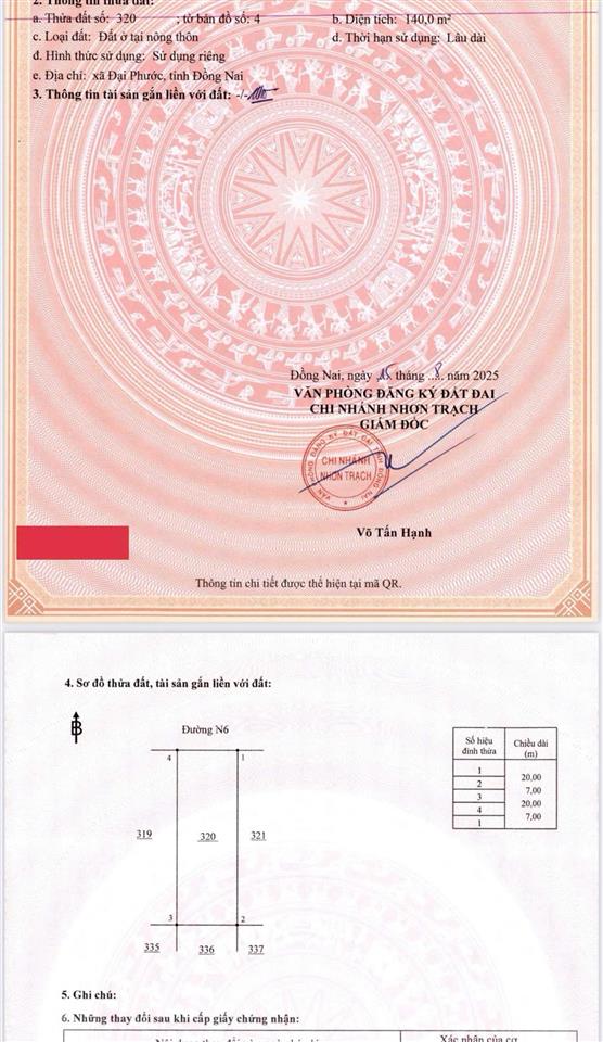 Bán đất 140m2, tđc . pđ mặt sông giá cực chất 6,7 tỷ tại phú đông, đại phước, nhơn trạch