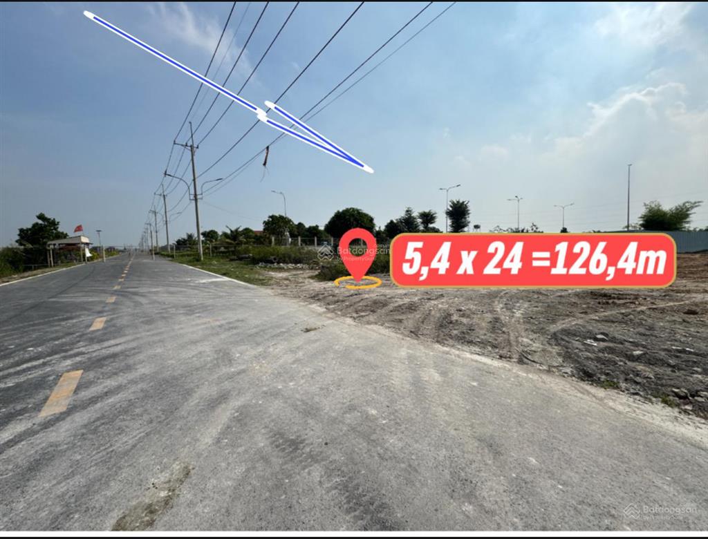 Bán đất tại võ thị sáu, phú đông, huyện nhơn trạch, 3,79 tỷ, 126,4 m2