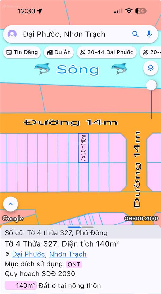 Cần bán tđc. pđ 140m mặt sông cực hiếm, view đẹp shr  xây dựng tự do