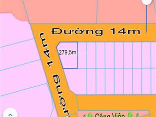 Cần bán lô gốc mặt tiền sông 279m khu tái định cư phú đông  shr  xây dựng tự do