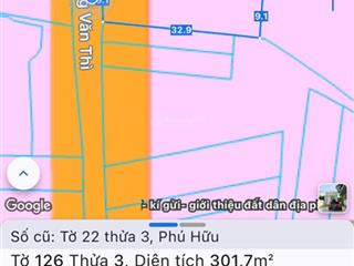 Cần bán gấp 300m mặt tiền đường dương văn thì phú hửu { nhơn trạch đn } shr  xây dựng tự do