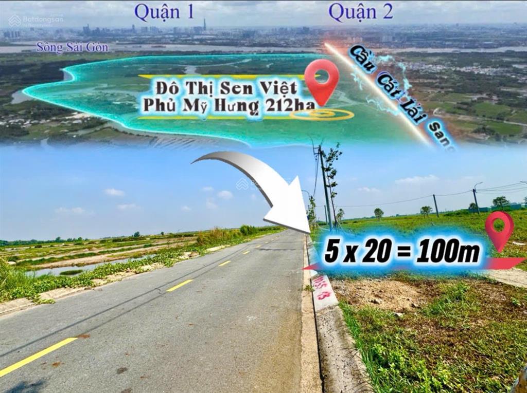 Cần bán tđc .phú đông giai đoạn 2 cách sen việt phú mỹ hưng vài trăm mét shr  xây dựng tự do