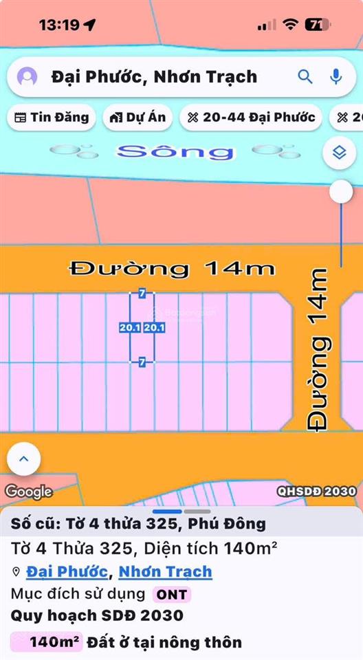 Cần bán tđc phú đông 140m wêu sông shr  xây dựng tự do hạ tầng kết nối cầu cát lái