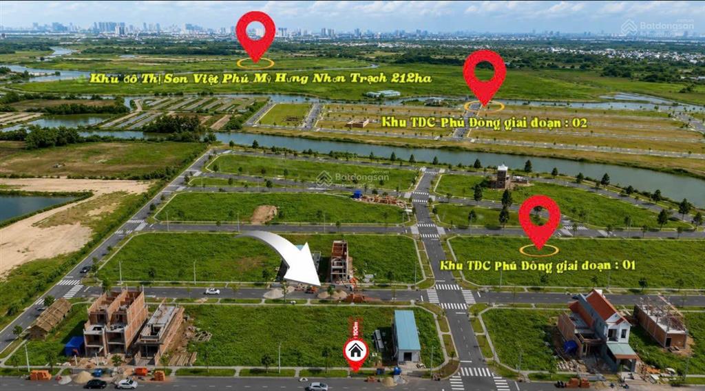 Cần bán tái định cư phú đông xã đại phước tp đn trục chính kinh doanh ok shr  xây dựng tự do