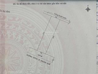 Cần bán lô đất biển sạch đẹp, mt đường 7m5 dũng sĩ thanh khê, cách biển 100m