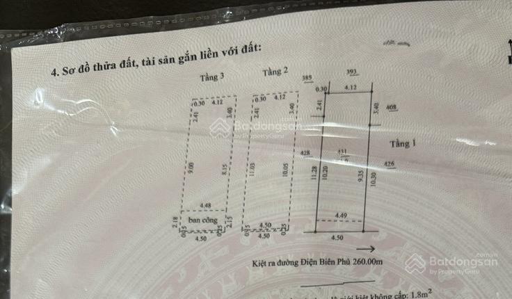 Nhà 3 tầng kiệt ô tô điện biên phủ thông thái thị bôi, giá nhỉnh 5 tỷ