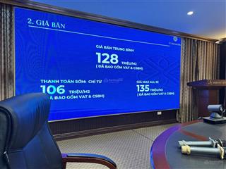 Căn hộ cao cấp tại d. diamant bleu, 106 triệu /m2, 114 m2, giá tốt chỉ với 12tỷ000 cho căn 3pn