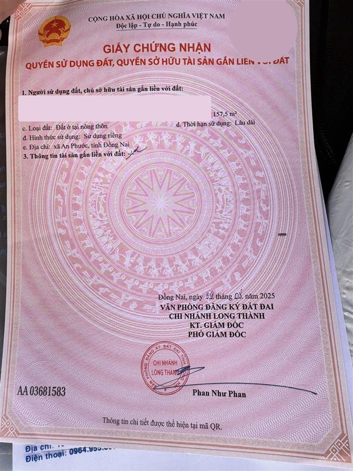 Bán lô góc thung lũng xanh, 3,6 tỷ, 157,5m2