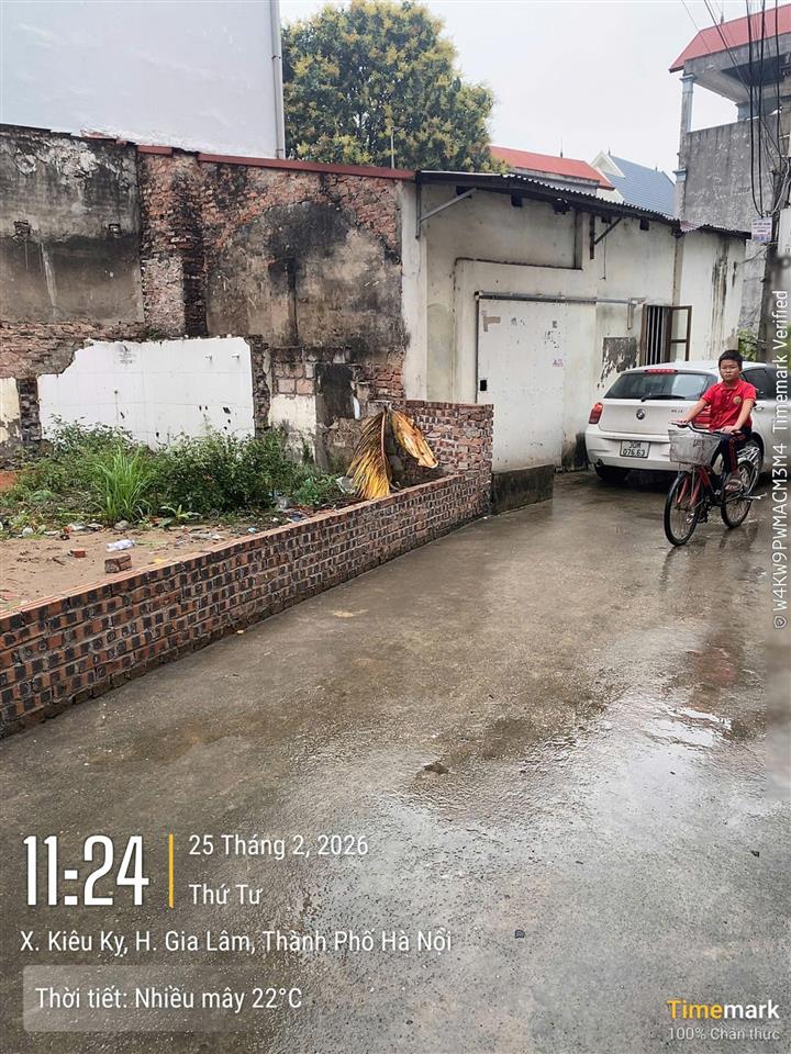 Bán đất kiêu kỵ gia lâm | f0 | mt 8m, ô tô 7 chỗ ngủ trong nhà, 4,5 tỷ
