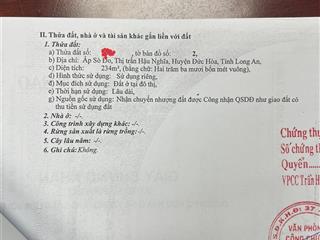 Cần bán đất sò đo giá cực rẻ ngay vinhomes hậu nghĩa.