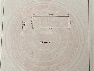 Ngang 5x16m đường nhựa 8m khu tô hiệu kế richstar hòa bình chỉ 7.99 tỷ