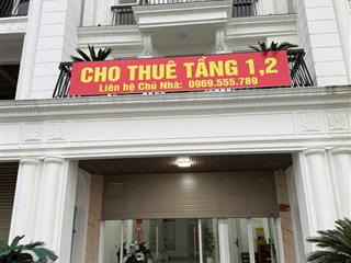 CHÍNH CHỦ CẦN CHO THUÊ MẶT BẰNG TẦNG 1 VÀ TẦNG 2 TẠI KHU ĐÔ THỊ LOUIS CITY ĐẠI MỖ, PHƯỜNG