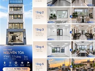 CHÍNH CHỦ CHO THUÊ NGUYÊN TÒA MẶT PHỐ TẠI 132 YÊN PHỤ, QUẬN TÂY HỒ, HÀ NỘI - CÓ THANG MÁY