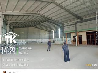 1200m2 kho xưởng cho thuê, đầy đủ công năng tại kcn phú tài