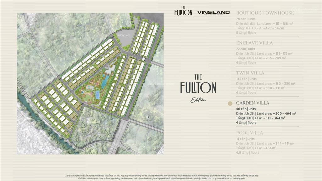 The fulton bất động sản truyền thừa  thiết kế vượt thời gian  nhận booking xuất ngoại giao