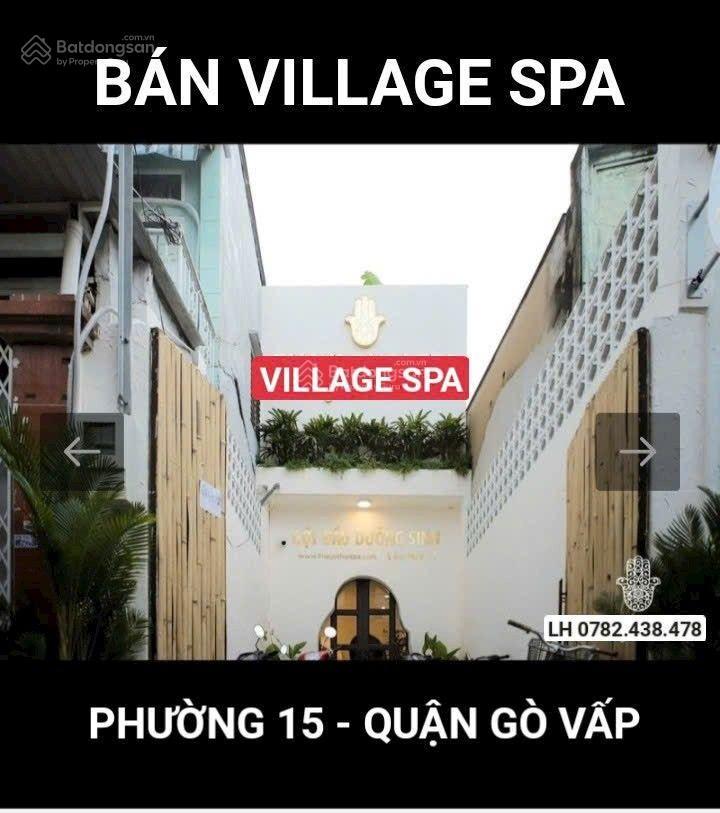 Bán village spa  3/5 x 23 +1 lầu phường 15  quân gò vấp