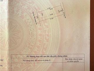 Chính chủ gửi bán căn đất sát biển, khu phố tây an thượng, khách tây nhộn nhịp, ngang lớn 6,4m.