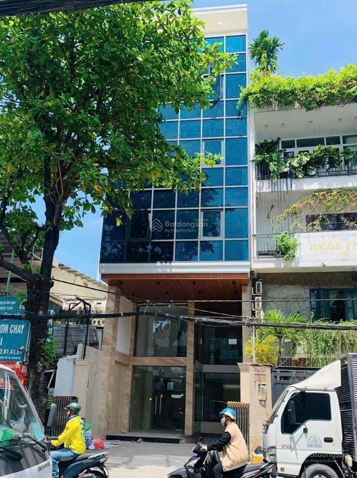 Tòa nhà văn phòng rẻ nhất trục nguyễn thiện thuật, q3, 5mx20m, nở hậu 6m, 7 tầng, hđt 75 triệu