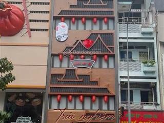 Tòa nhà mặt tiền 6m x 20m, 6 tầng thang máy, mt nguyễn tri phương, q10, sẵn hđt 180tr/tháng