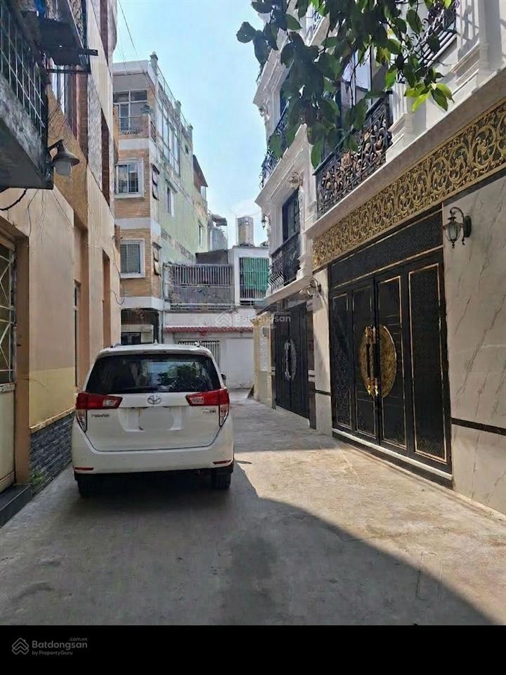 Nhà đẹp hẻm xe hơi  50m2  4 tầng  gần mt nguyễn thái sơn  gò vấp  8.x tỷ tl