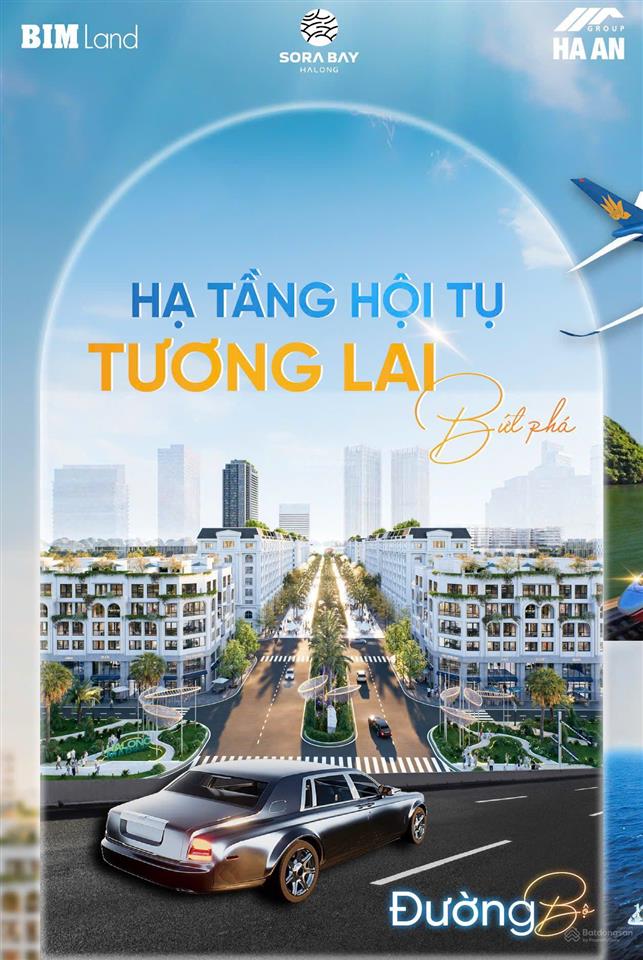 Sora bay hạ long thương phố biển sở hữu lâu dài  giá 120tr/m2 chỉ trả trước 5tỷ sở hữu sh 6t