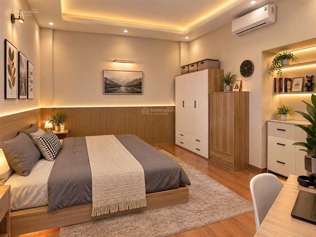 Hơn 6 tỷ 5 tầng dân xây lô góc 2 thoáng phố hồ tùng mậu, mặt tiền vuông vắn không lỗi, full đồ