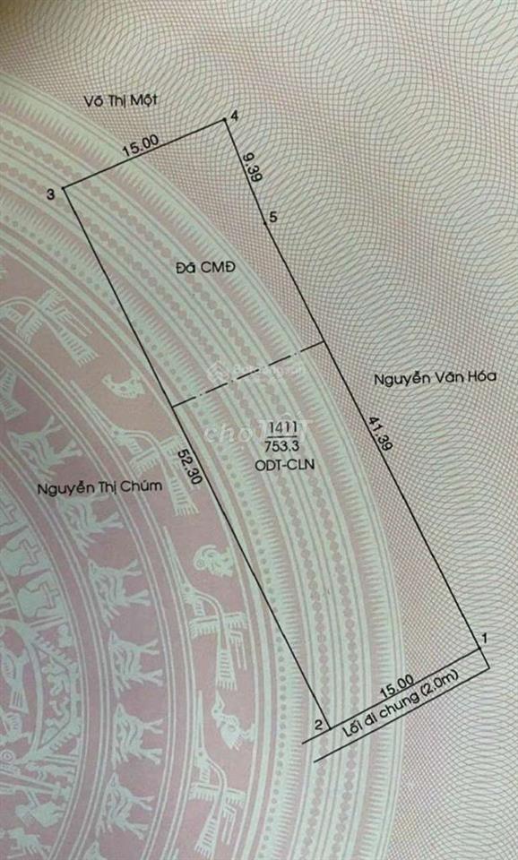 Bán đất phú hòa - TDM,BD (cũ) nay TPHCM tổng 753m..Có 300m/tc