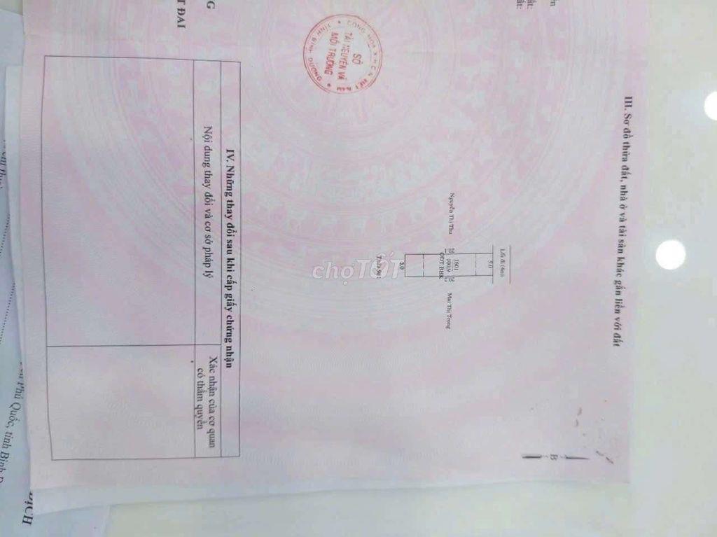 Đất phú mỹ đối diện tái định cư phú tân - TDM